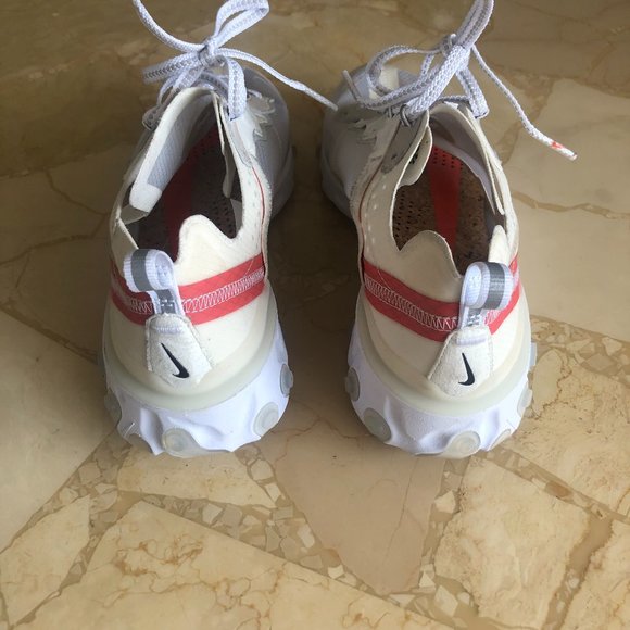 Nike React Element 87 Sail Light Bone B Grade SZ6 - Picture 6 of 6